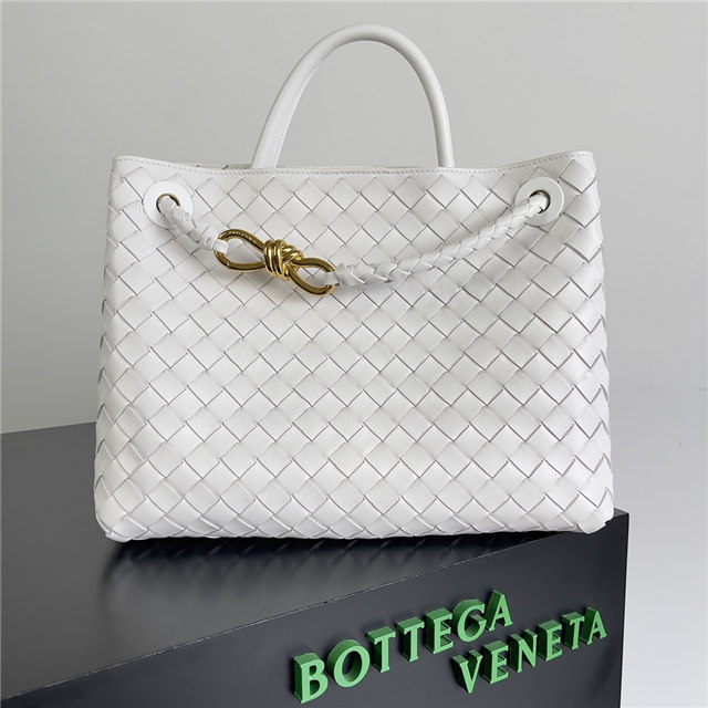 Bottega Veneta Medium Andiamo 766016 White